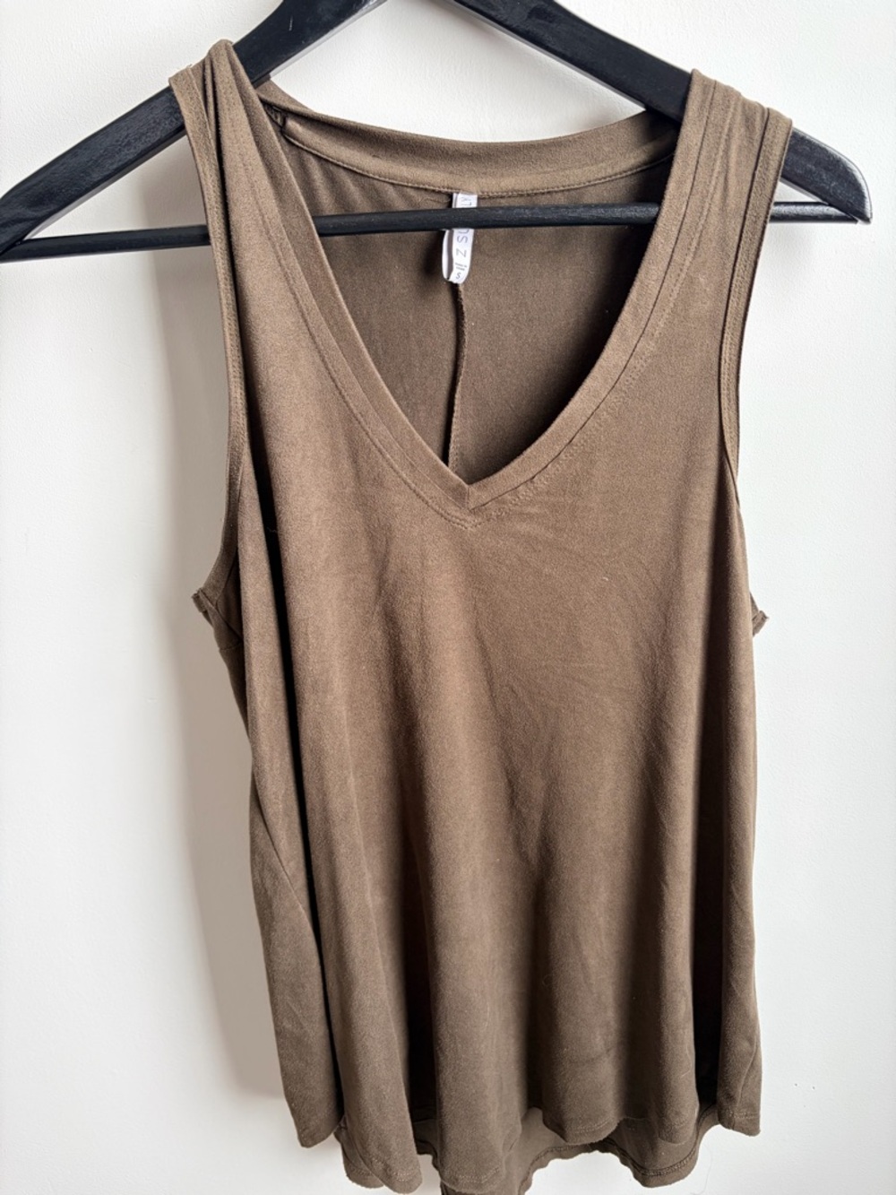 Z Supply Suede Swing Tank Olive Green